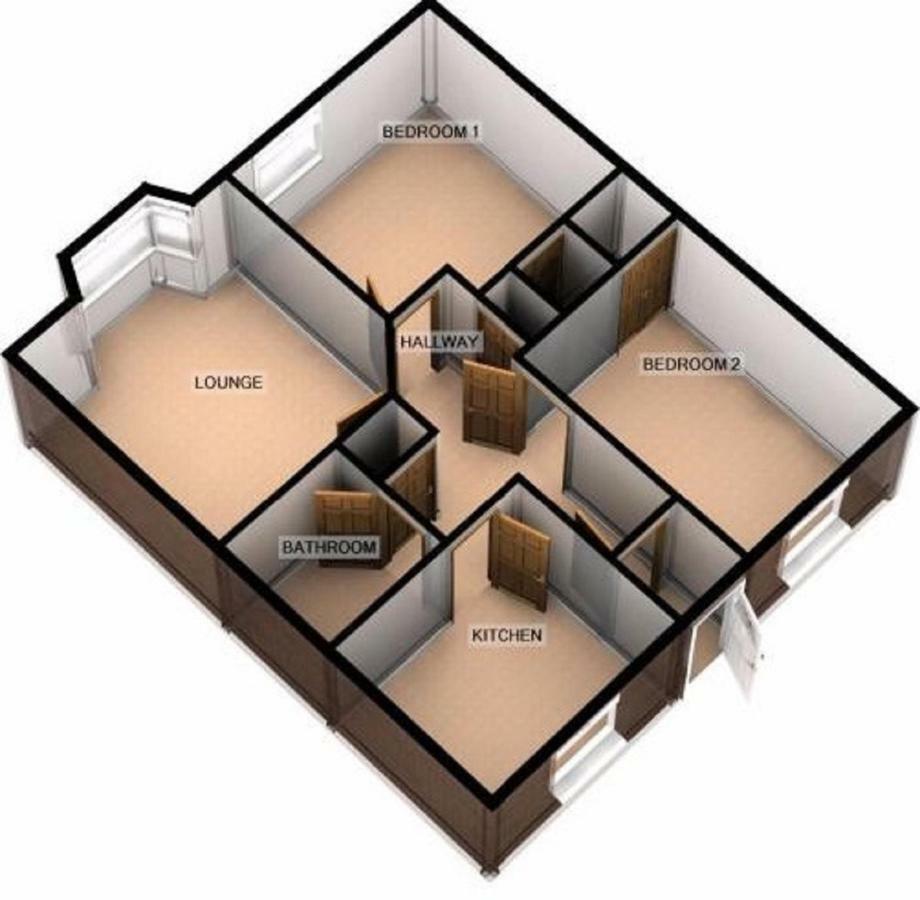 Dunfermline - Luxury Two Bedroom Apartment - Tp Exterior foto